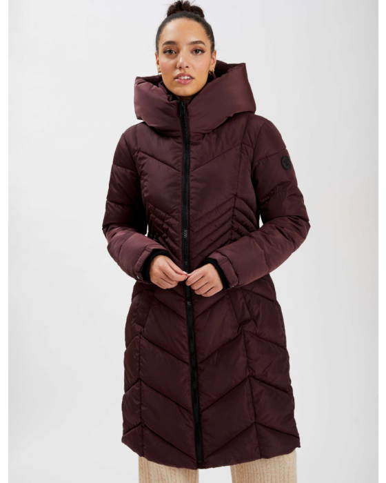 Manteau Long Matelassé en Éco Duvet Point Zero