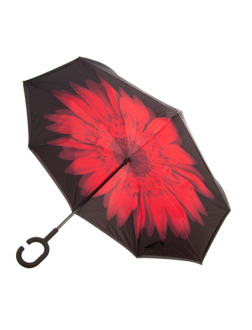 Parapluie imprimé s'ouvrant à l'envers