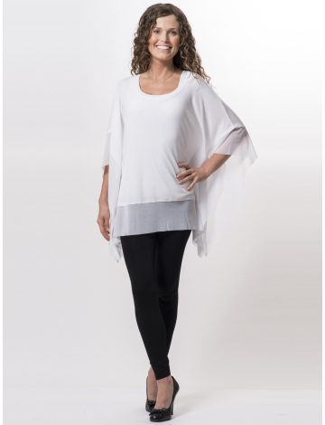 Tunique poncho unie par Cable & Gauge