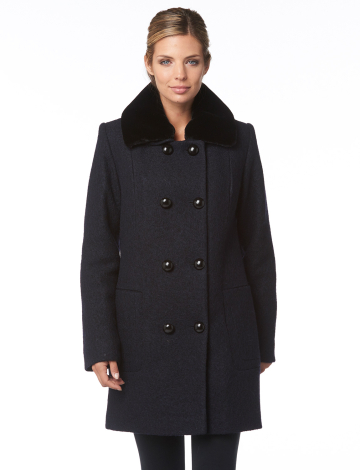 Manteau en laine bouillie par Niccolini