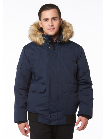 Manteau aviateur avec détails pour homme par Noize