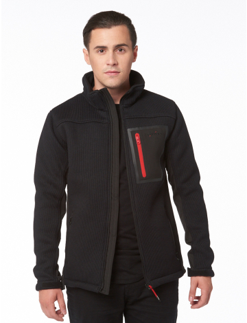 Manteau lourd tricoté pour homme par Oxygen